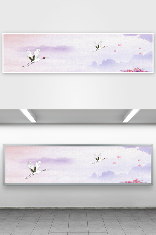 中国风水墨背景模板-众图网