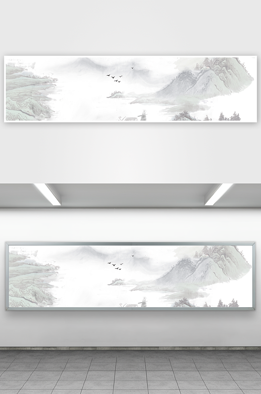 中国风水墨意境背景-众图网