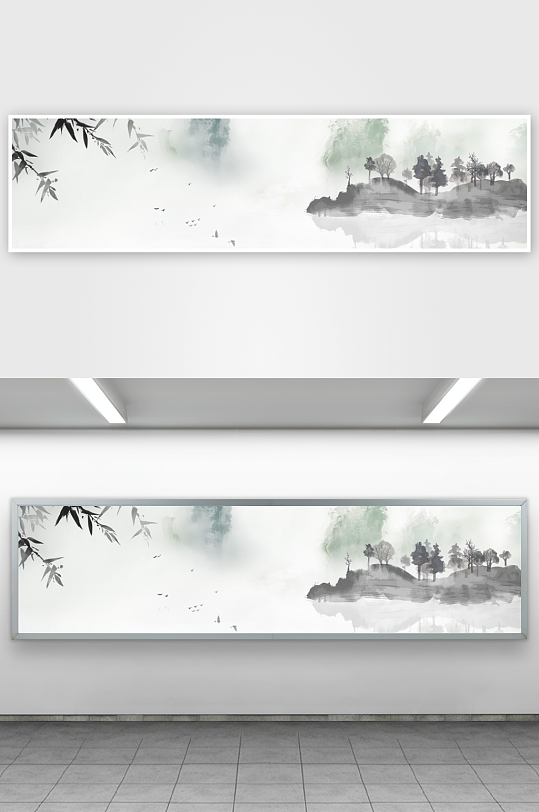 中国风水墨意境背景-众图网