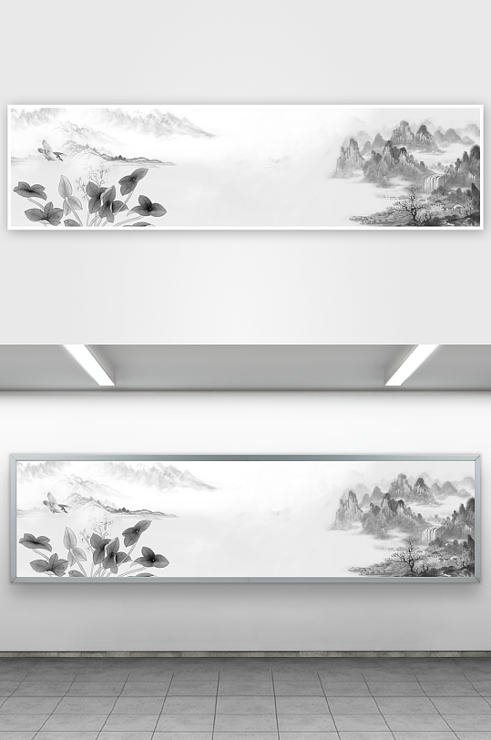 中国风水墨意境背景-众图网