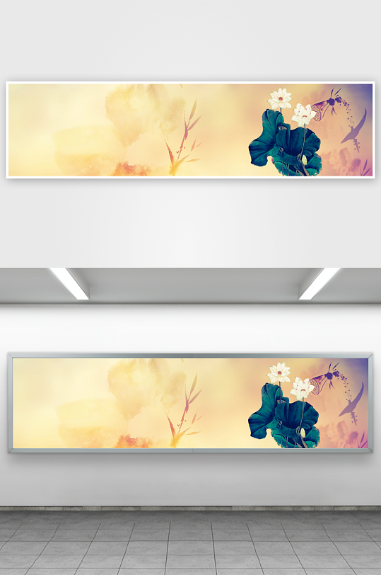 中国风水墨意境背景素材-众图网