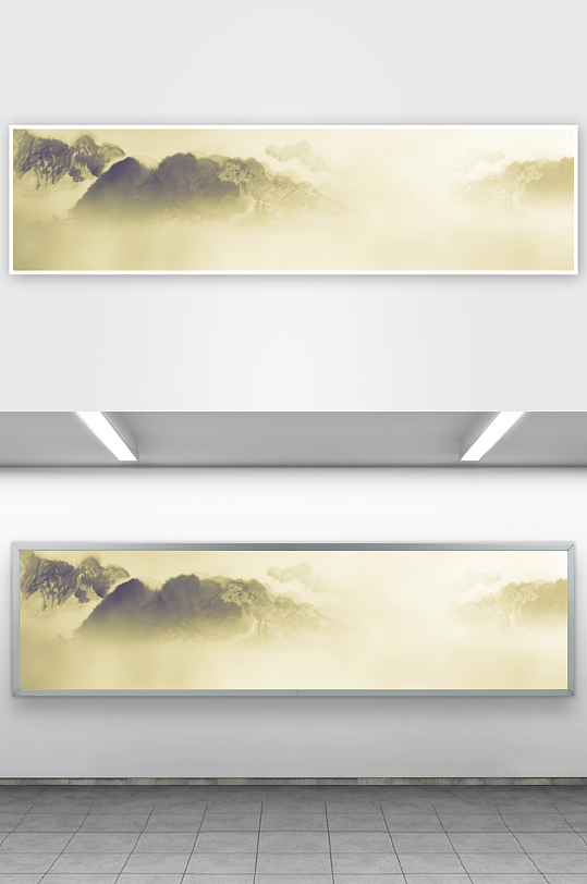 中国风水墨意境背景素材-众图网