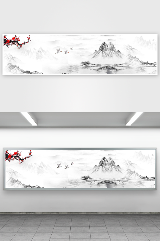 中国风水墨背景素材-众图网