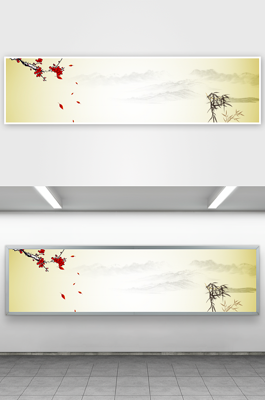 中国风水墨背景素材-众图网