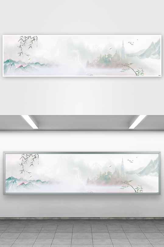 中国风水墨背景素材-众图网