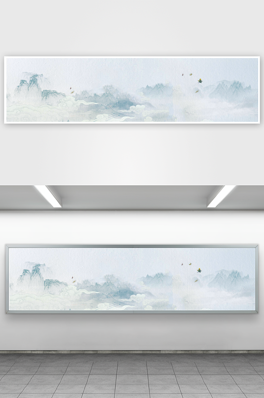 中国风水墨背景素材-众图网