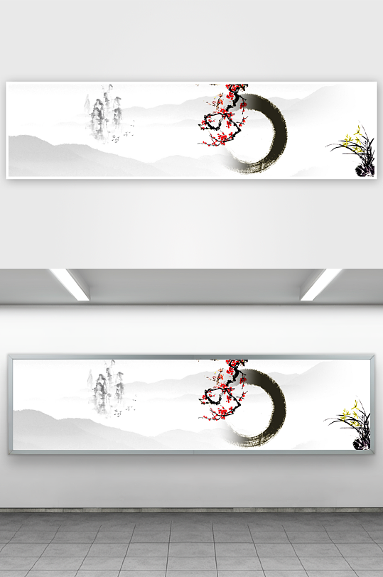 中国风水墨背景素材-众图网