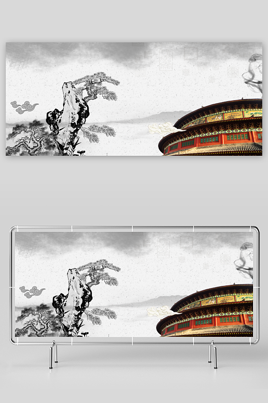 中国风水墨背景素材-众图网