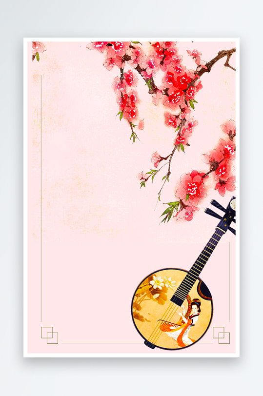 中国风水墨海报背景-众图网