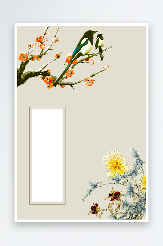 中国风水墨海报背景-众图网