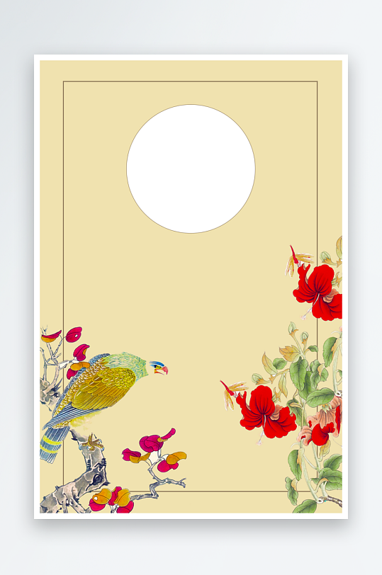 中国风水墨海报背景-众图网