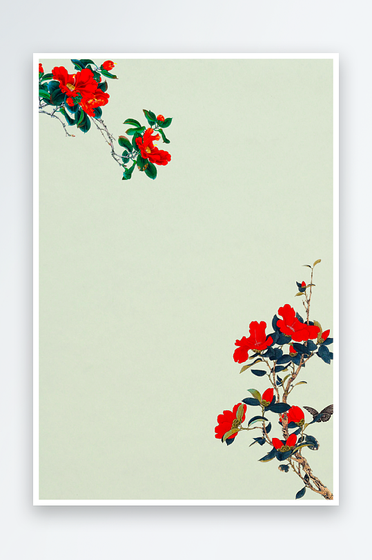 中国风水墨海报背景模板-众图网