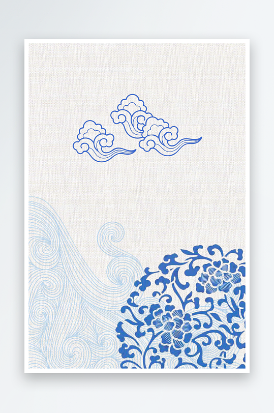 中国风水墨海报背景模板-众图网