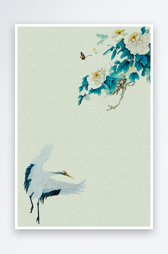 中国风水墨海报背景模板-众图网