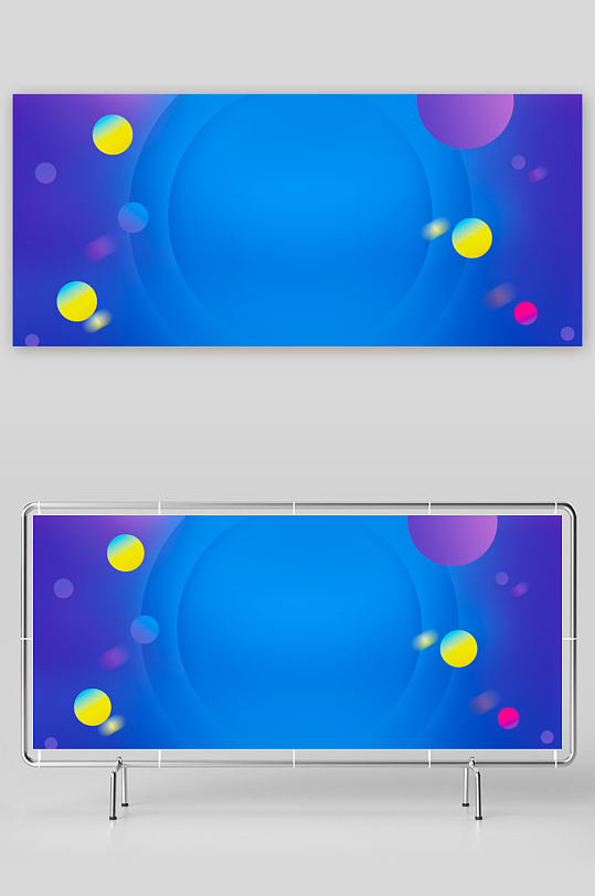 蓝色科技背景素材-众图网