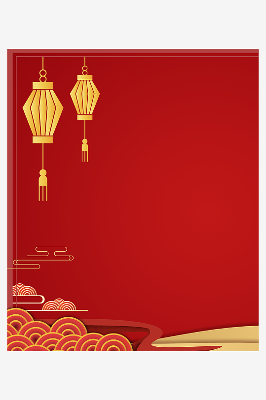 红色喜庆背景素材-众图网
