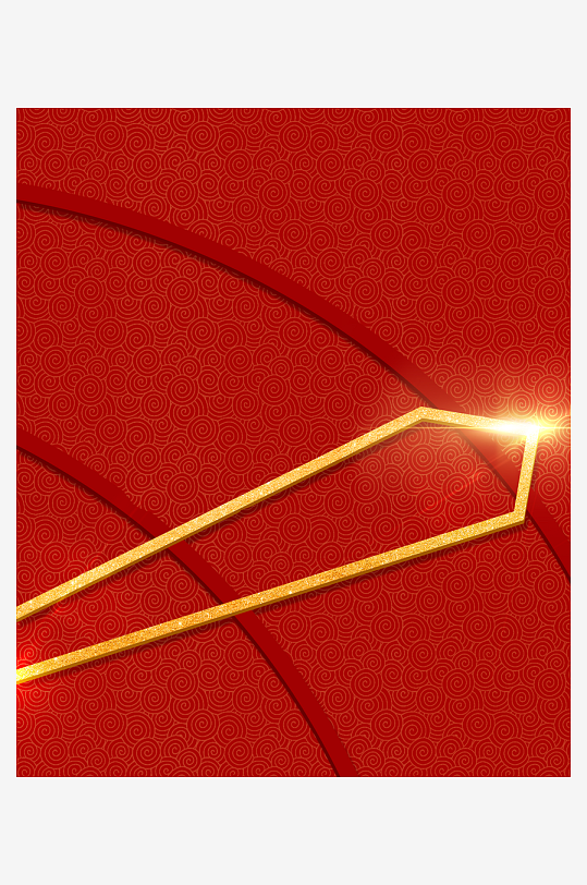 红色喜庆背景模版-众图网