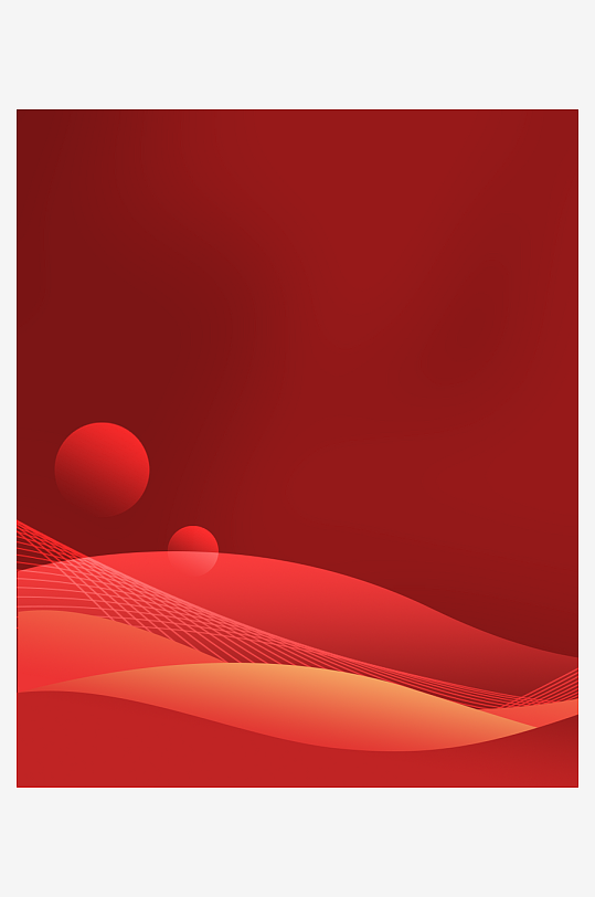 红色喜庆背景模版-众图网