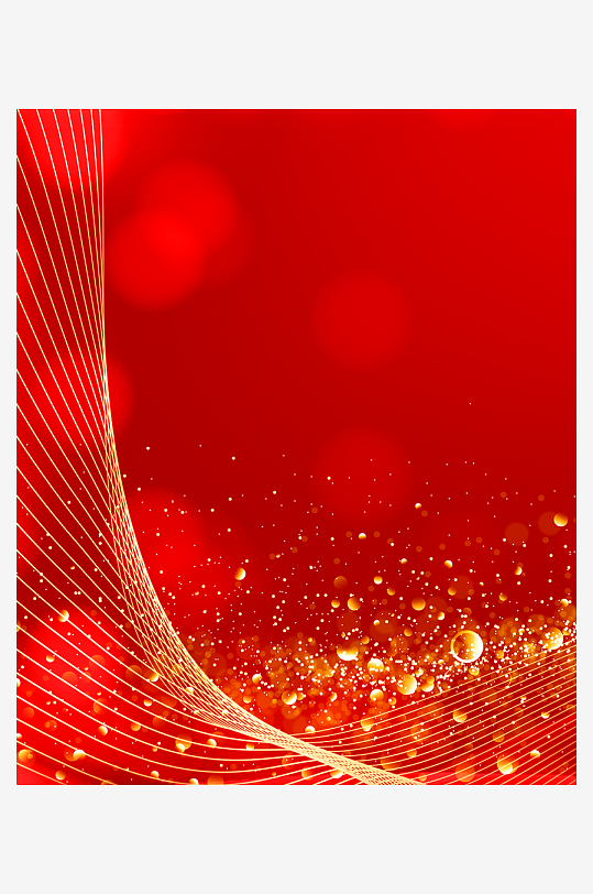 红色喜庆背景模版素材-众图网