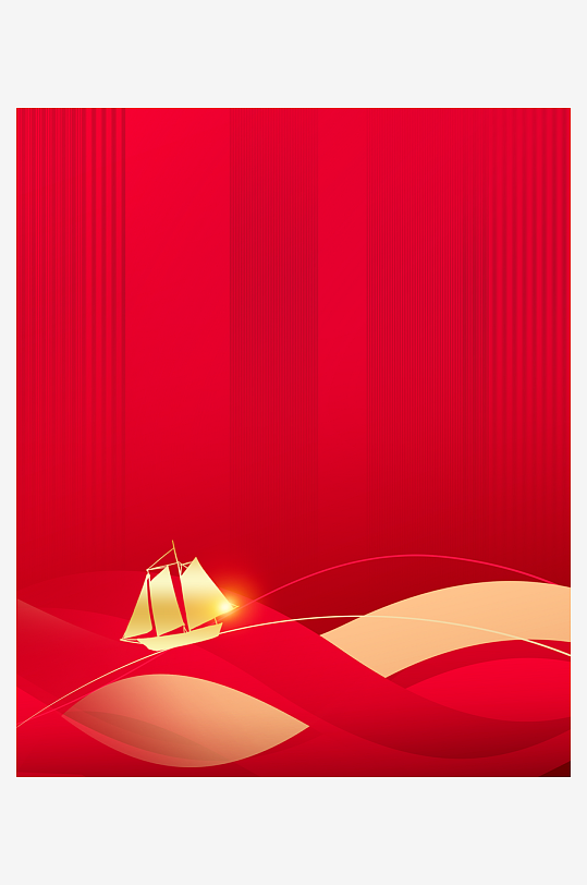 红色喜庆背景模版-众图网