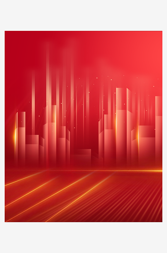 红色喜庆背景模版素材-众图网
