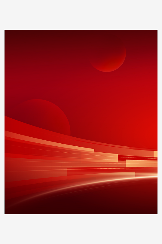 红色喜庆背景模版素材-众图网