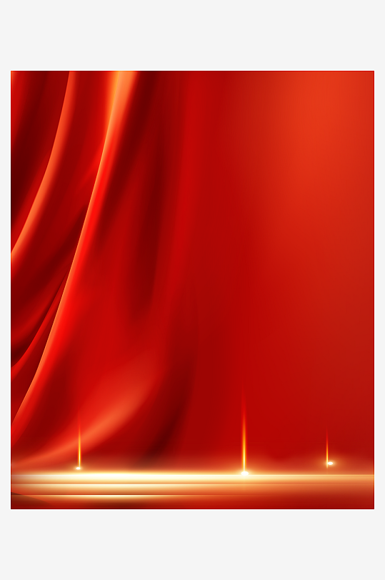 红色喜庆背景模版素材-众图网