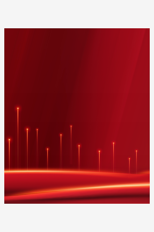 红色喜庆背景模版-众图网