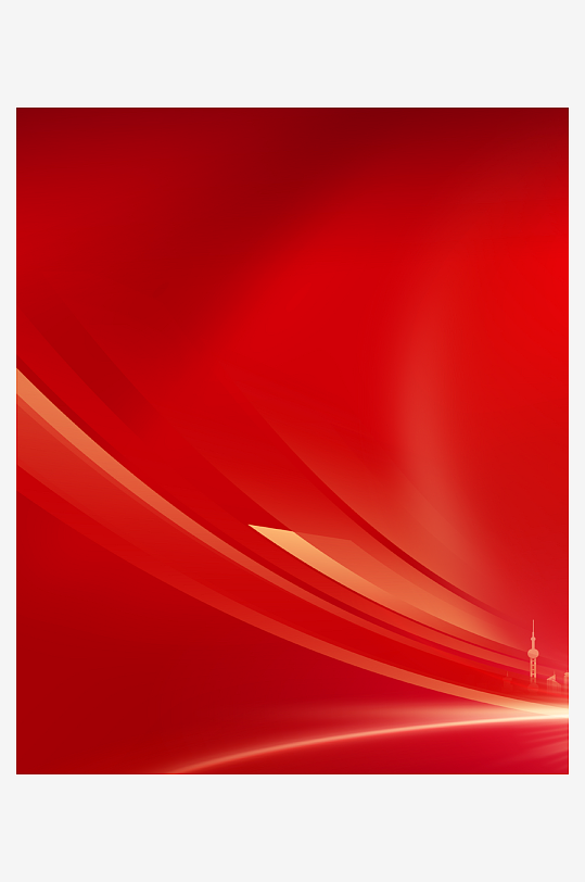 红色喜庆背景模版-众图网
