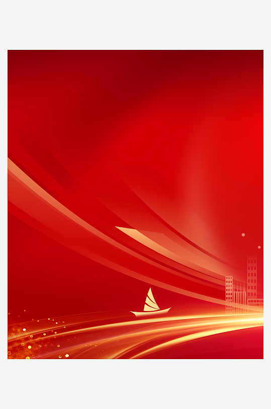 红色喜庆活动背景模版-众图网