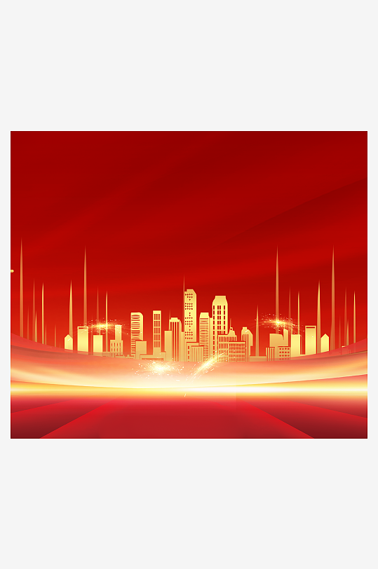 红色喜庆活动背景模版-众图网