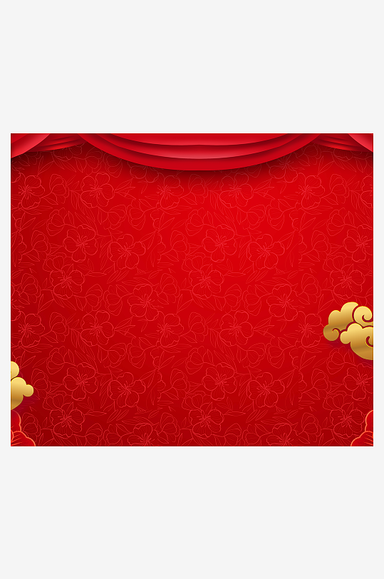 红色喜庆活动背景模版素材-众图网