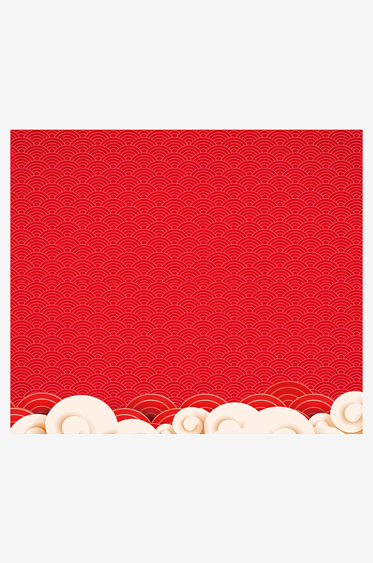 红色喜庆活动背景模版素材-众图网