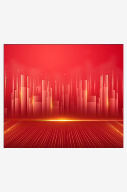 红色喜庆活动背景模版-众图网