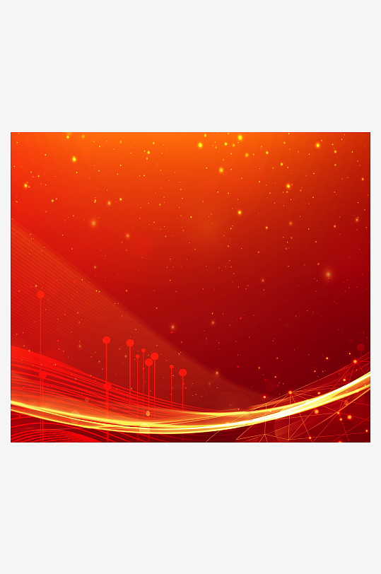 红色喜庆活动背景模版-众图网