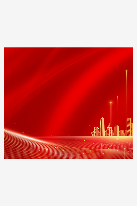 红色喜庆活动背景模版-众图网