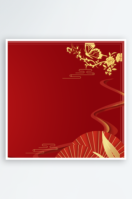 红色喜庆活动背景模版素材-众图网