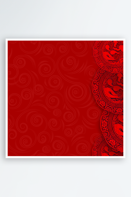 红色喜庆活动背景模版素材-众图网