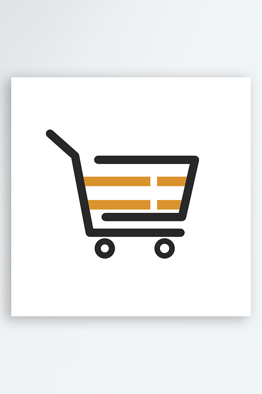 最新原创购物车图标宣传元素-众图网