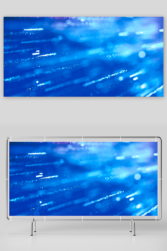 蓝色科技背景模版素材-众图网