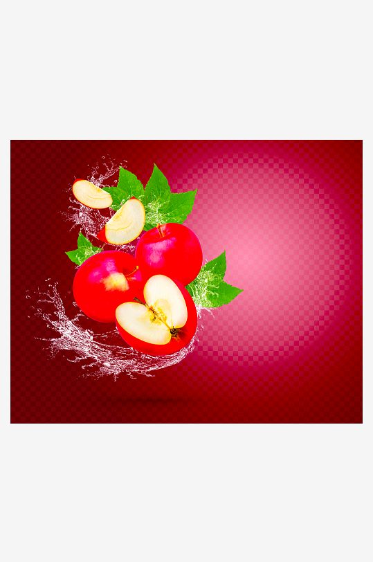 创意水果合成海报-众图网