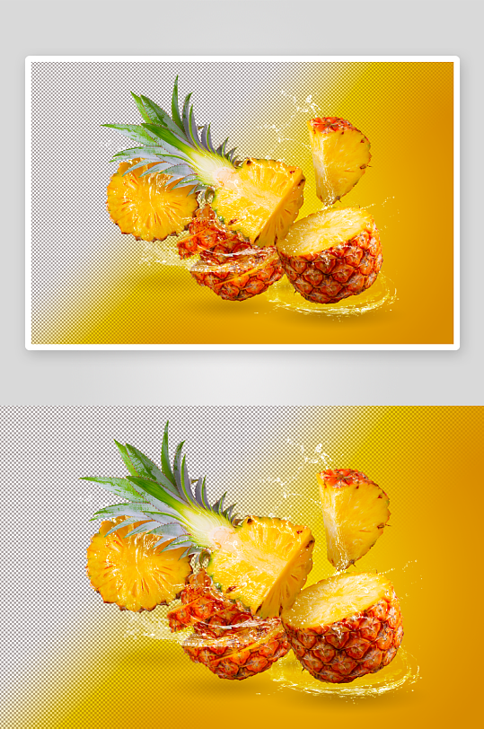 创意水果合成海报-众图网