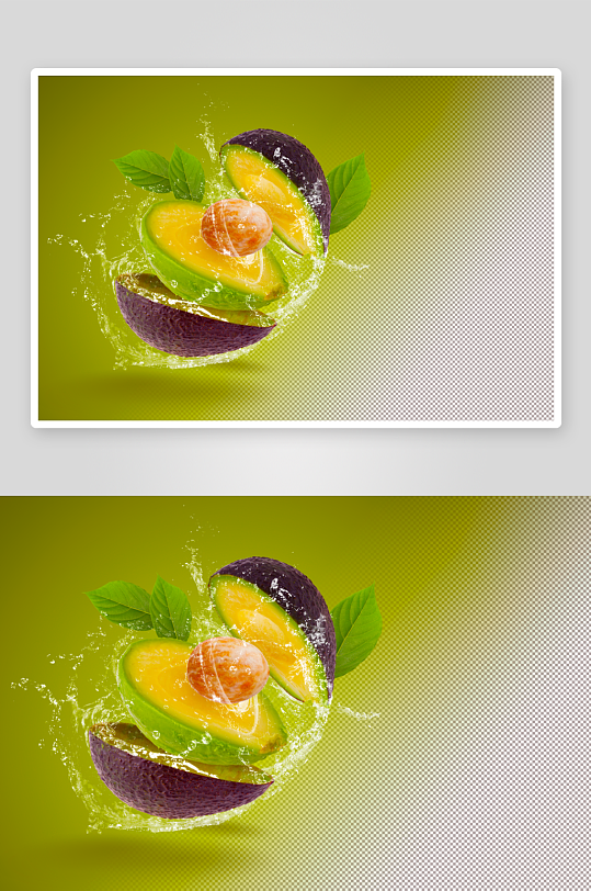 创意水果合成海报-众图网
