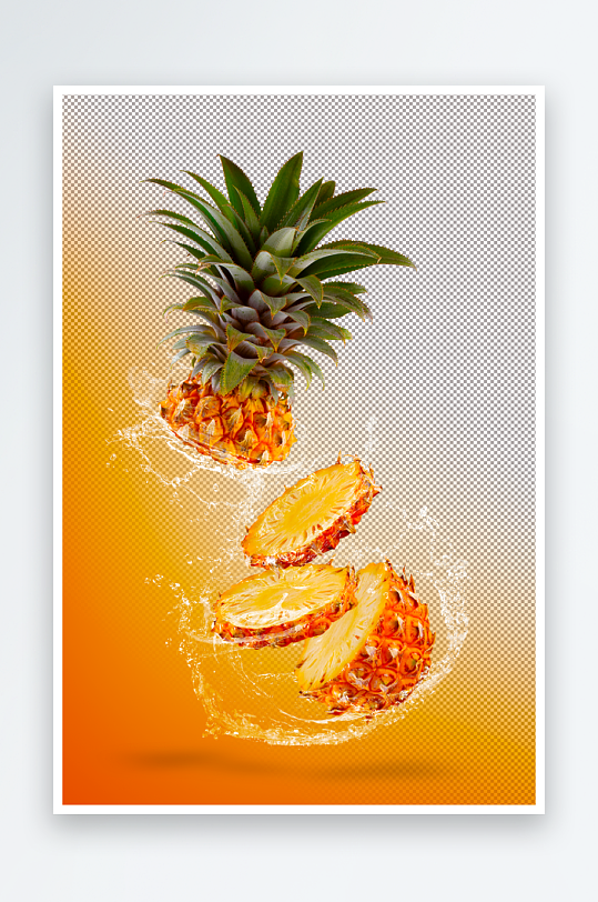 创意水果合成海报-众图网