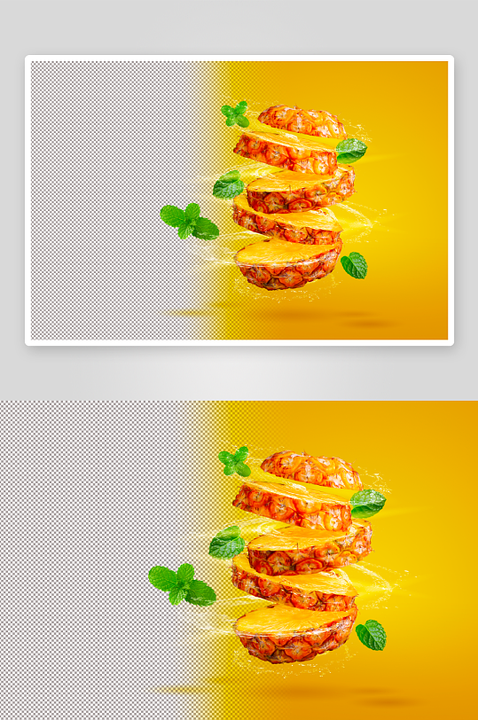 创意水果合成海报-众图网