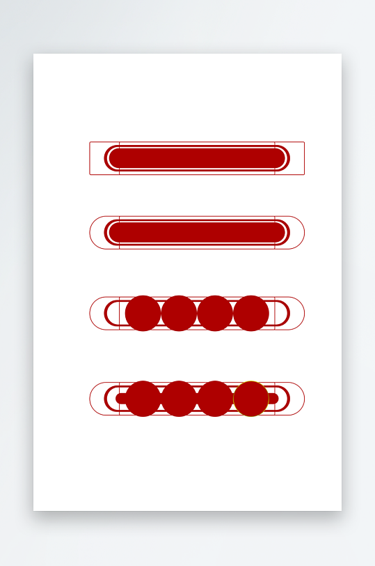 国潮标题边框素材-众图网