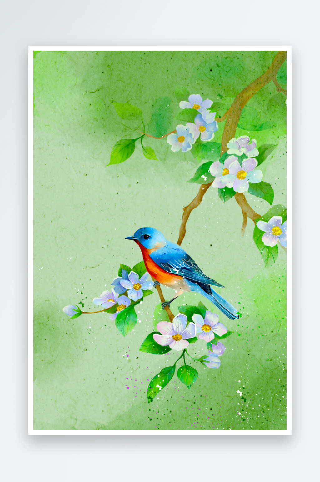 中国风水墨风景画图片素材素材