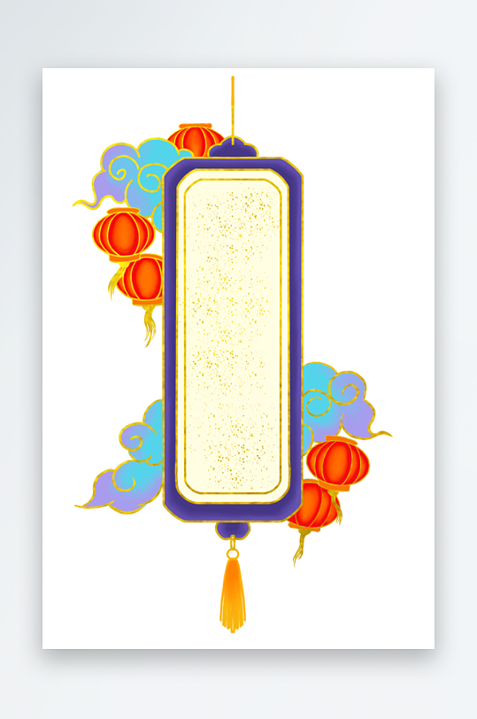 国潮复古标题边框模板素材-众图网