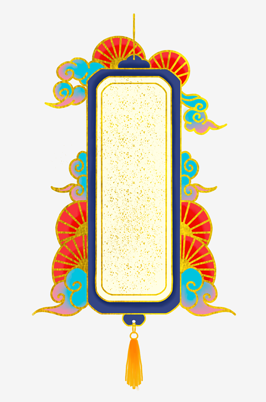 国潮复古标题边框模板素材-众图网