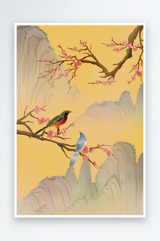 中国风水墨风景画图片素材-众图网